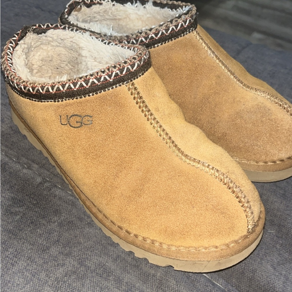 UGG Chestnut Suede Slip-Ons